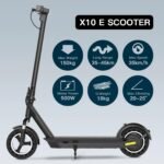 iScooter X10 electric scooter for adults, 500W brushless motor, Battery Life upto 45km - Image 2